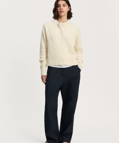 Alternative view of Aiayu – Dipti Cardigan - Pure Ecru