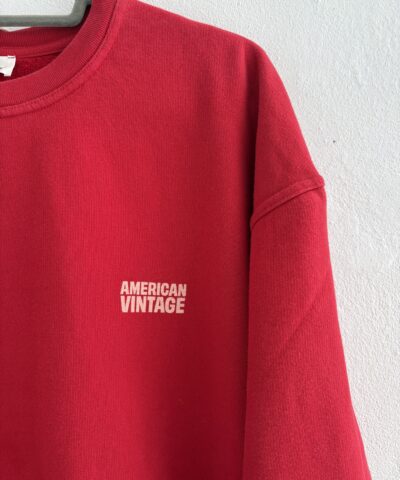 Alternative view of American Vintage – Sweatshirt Plizzy – Rød 