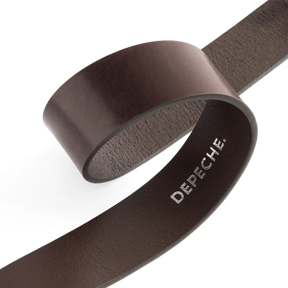 Depeche – Jeans Bælte – Mørkebrun - Billede 3