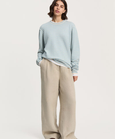 Alternative view of Aiayu - Leonardo II Sweater – Mix Opal Blue