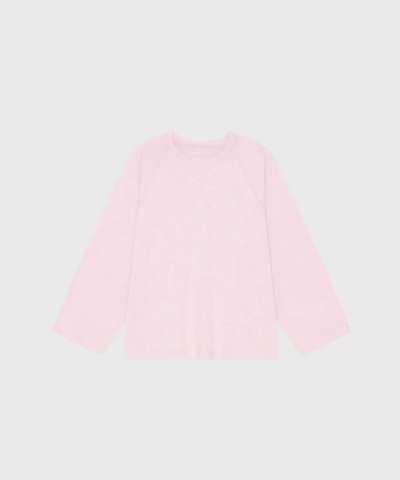 Opdag Moshi Moshi Mind Earth Sweat i farven Rose Dust – en blød sweatshirt i 100% økologisk bomuld med afslappet pasform og rund hals. Perfekt til hverdagsbrug og afslappede outfits. Shop den hos [din webshop] med hurtig levering og fri fragt over 499 DKK.