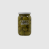 Opdag Green Olives – 370 g, fyldige og klassiske grønne oliven med fast konsistens og mildt saltet smag. Ideelle til tapas, salater, antipasti og som en hurtig appetitvækker. Produceret i Europa og perfekt til dig, der elsker autentiske middelhavssmage.