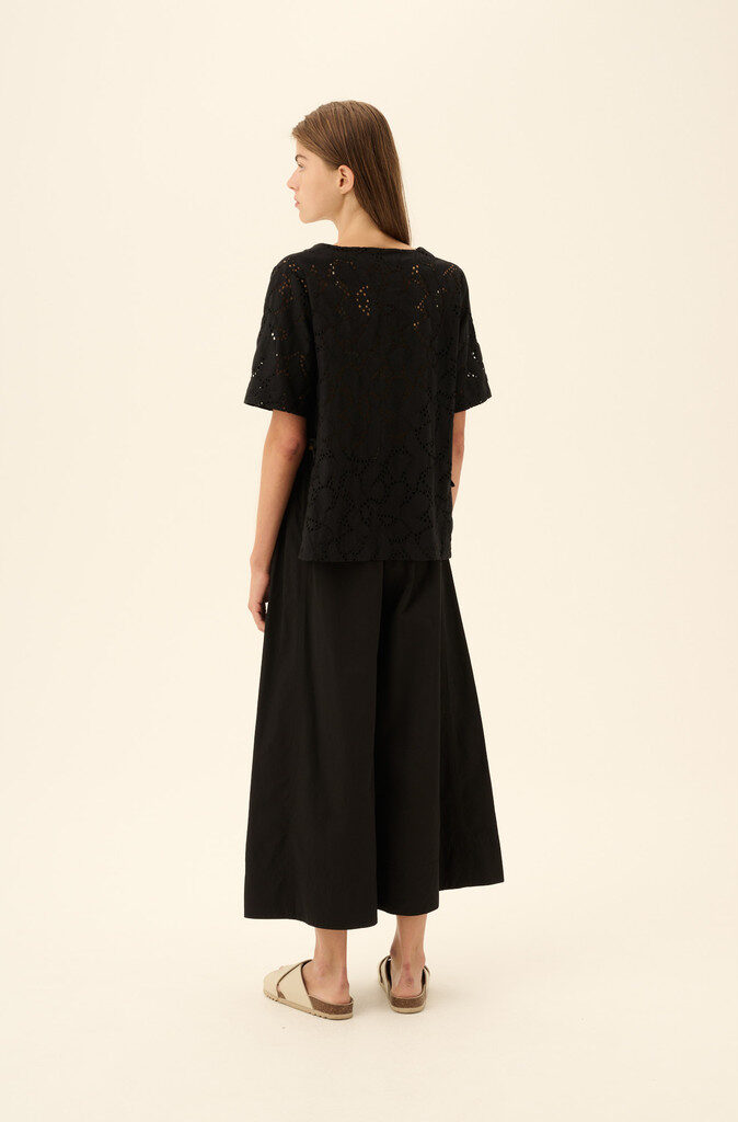 Rue de Tokyo – Parmida Modal Poplin – Sort - Billede 4