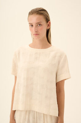 Rue de Tokyo – Selin Viscose Linen – Creme - Billede 2