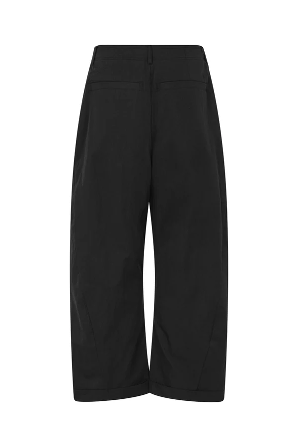 Rabens Saloner – Thalia Light Fusion Pants – Caviar Black - Billede 3
