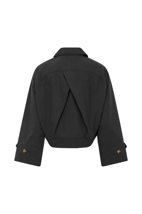 Rabens Saloner – Tilla Light Fusion Jacket – Caviar Black - Billede 3