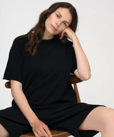 Alternative view of Moshi Moshi Mind - Amber Knit Merino – Black