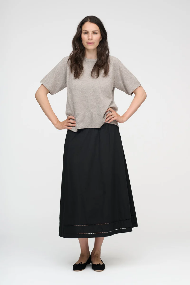 Moshi Moshi Mind - Brill Skirt Poplin – Moonless Night - Billede 3