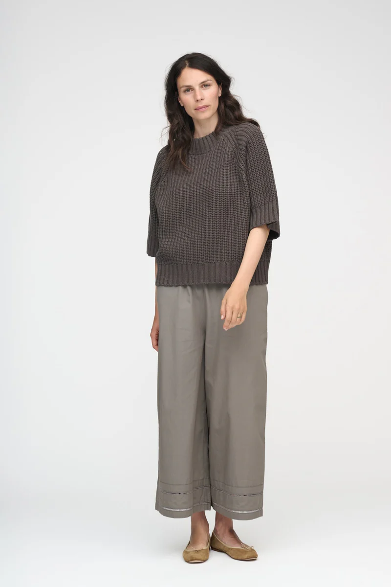 Moshi Moshi Mind - Change Rib Knit – Stone Brown - Billede 3