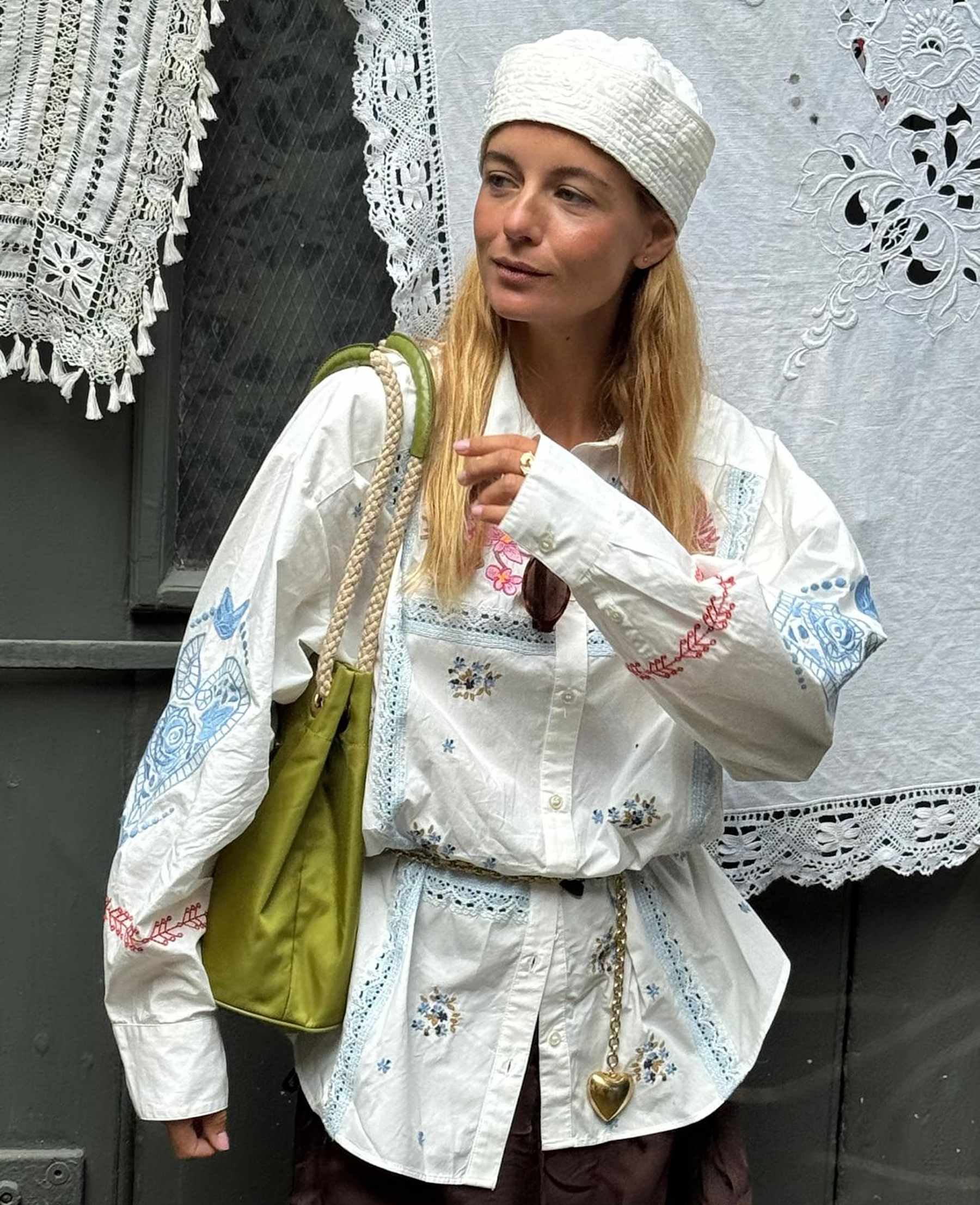 Sissel Edelbo – Camma Shirt – Snow White - Billede 5