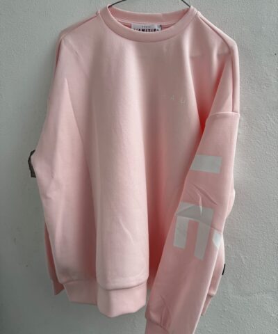 Alternative view of Haute L'amitie - Maxi Split Logo Sweat – Iced Rose