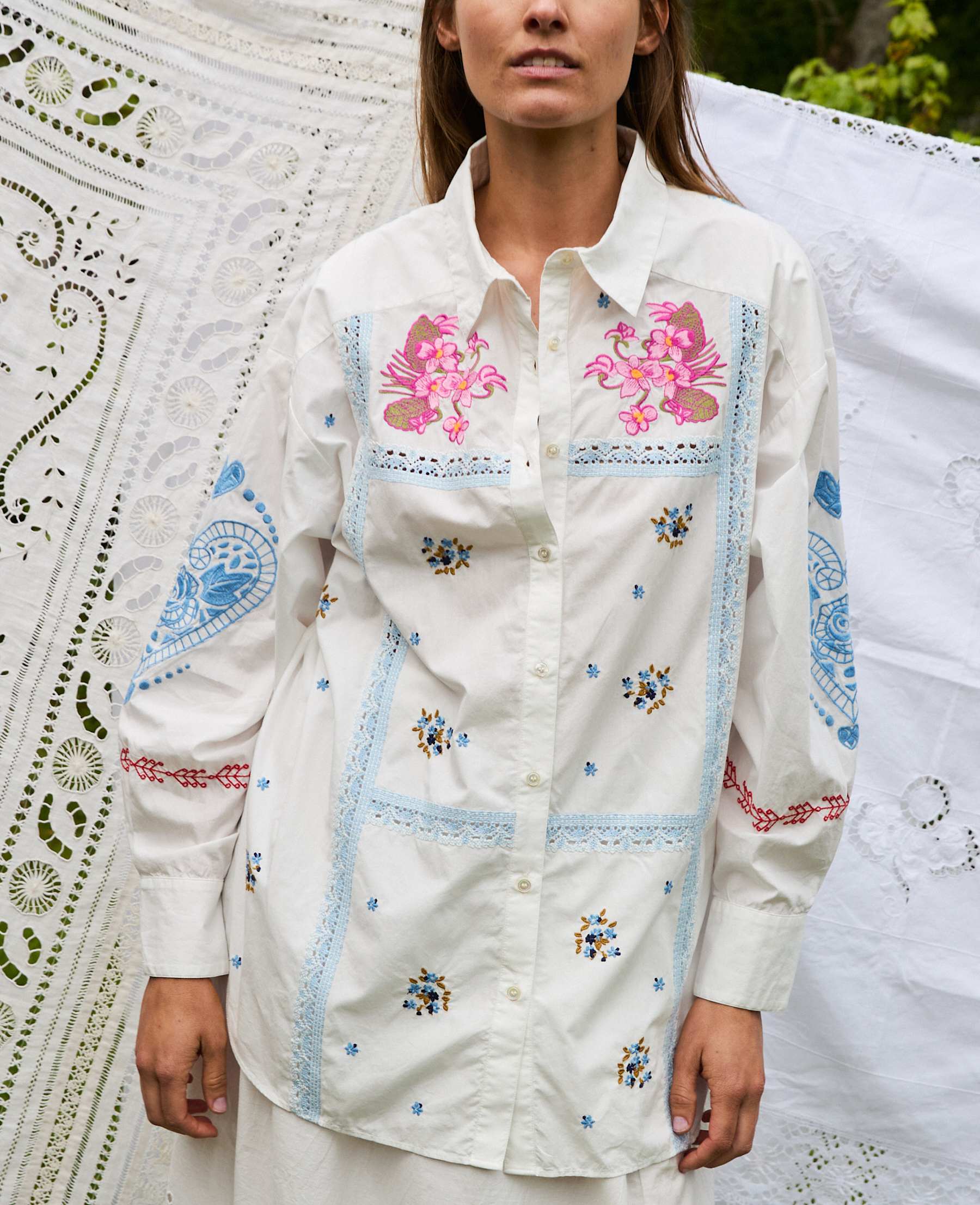 Sissel Edelbo – Camma Shirt – Snow White - Billede 4