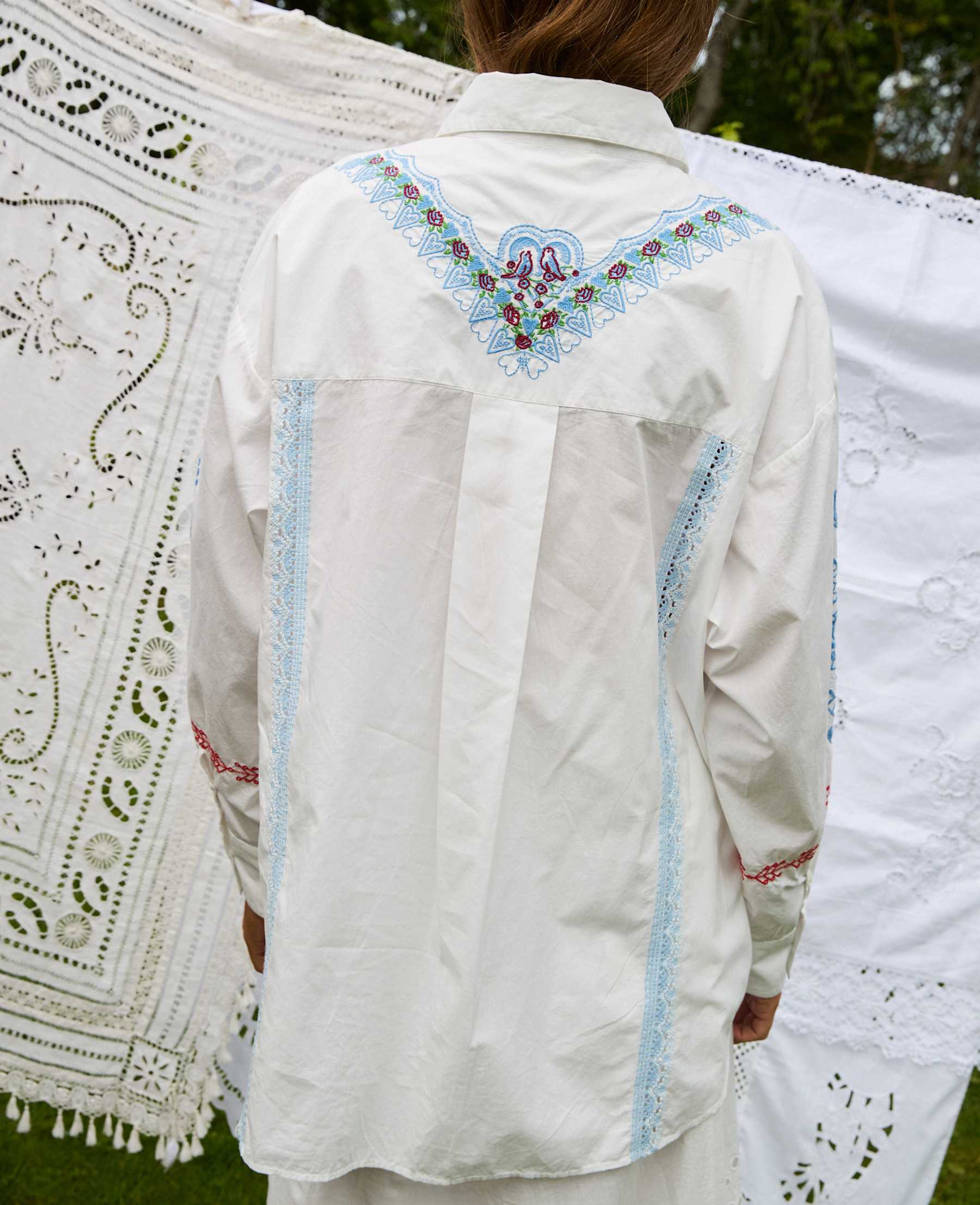 Sissel Edelbo – Camma Shirt – Snow White - Billede 3