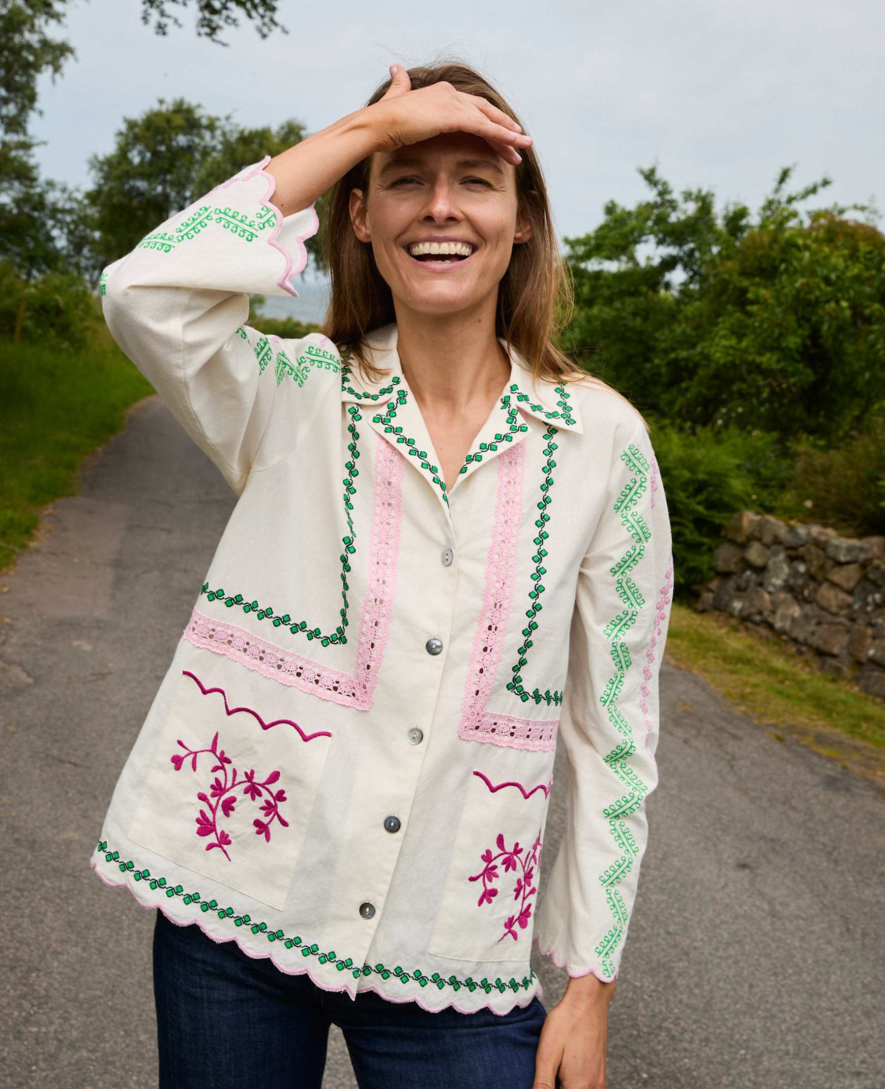 Sissel Edelbo – Jia Shirt – Cream - Billede 2