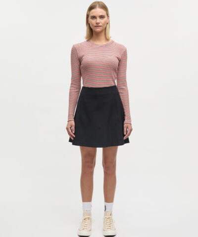 Alternative view of Mads Nørgaard – Stretchy Nylon Roberta Skirt Black