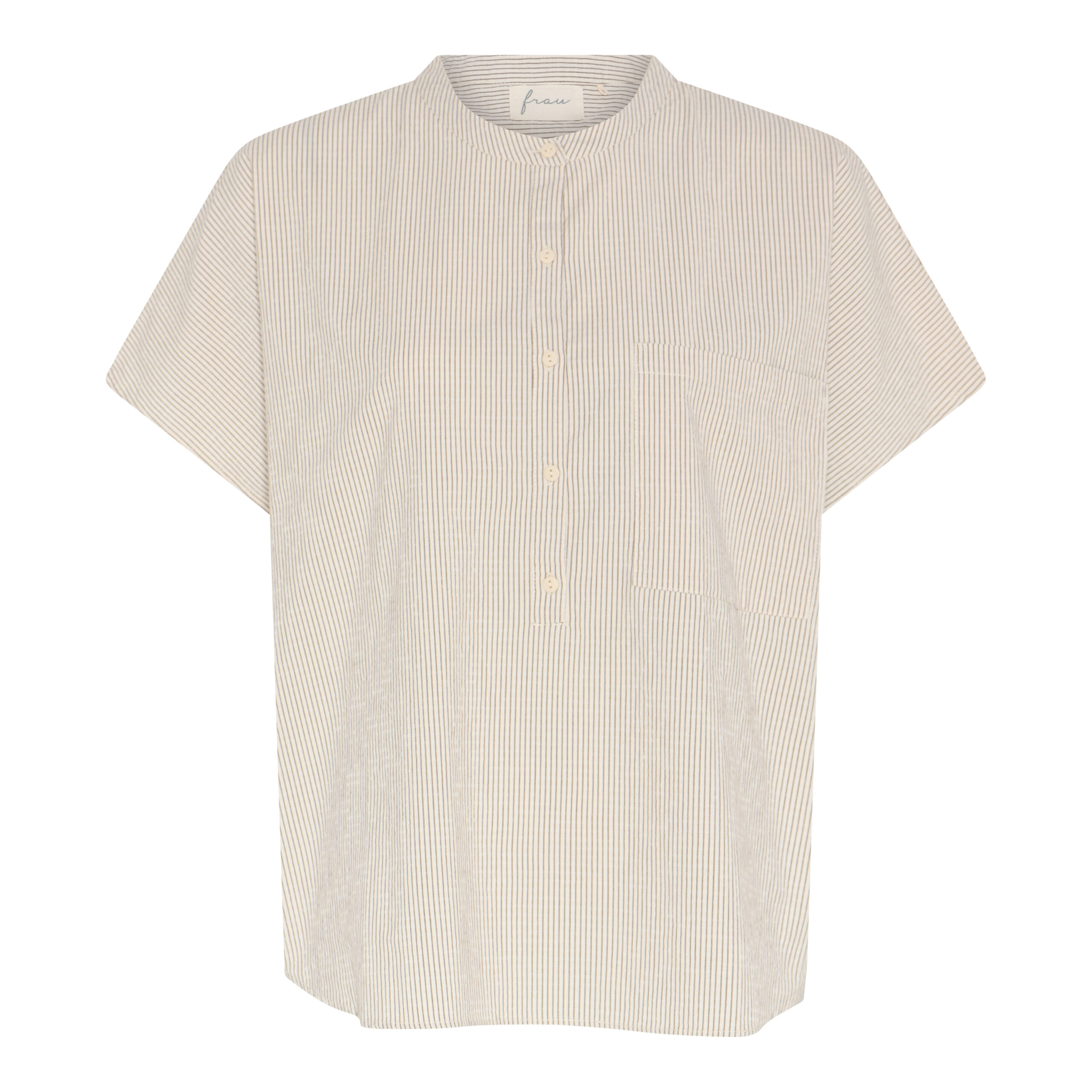 Frau - Colombo SS Top – Tapioca Coffee - Billede 2