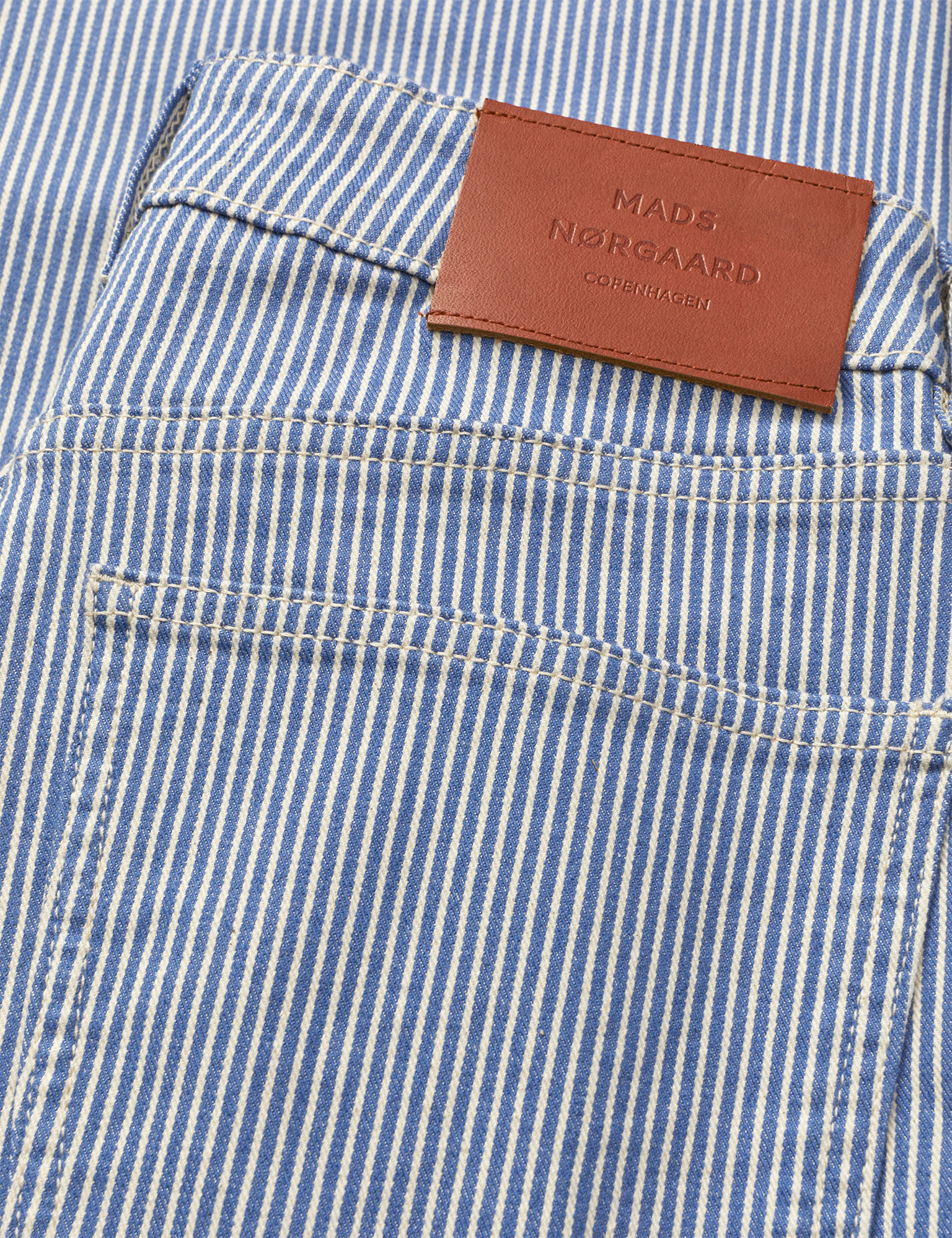 Mads Nørgaard – Hickory Punk Christel Jeans – Bright Cobalt - Billede 4