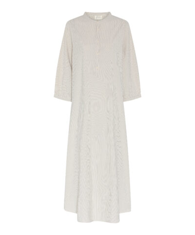Alternative view of FRAU – Madrid Kjole – Tapioca Coffee Stripe