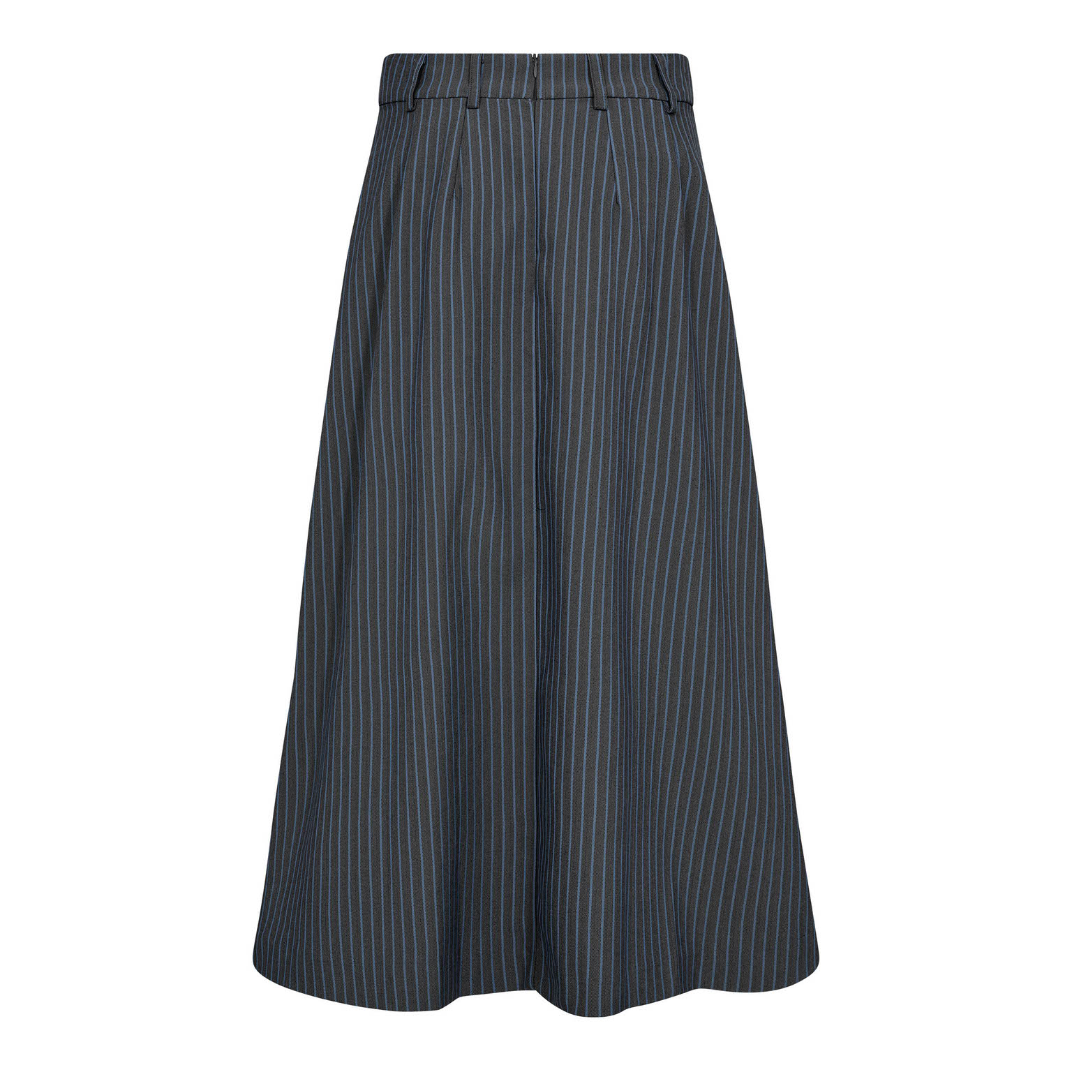 Co'Couture - SalvieCC Anya Pleat Skirt – Denim Blue - Billede 3