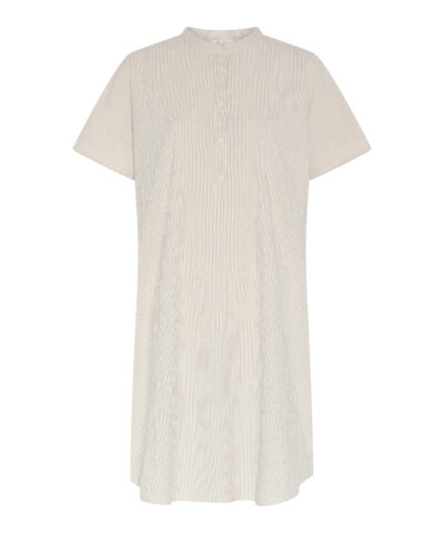 Alternative view of Frau – Seoul SS Dress – Tapioca Coffee Stripe