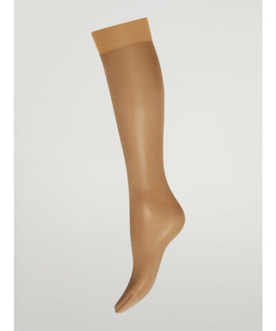 Alternative view of Satin Touch 20 Knee-Highs – Caramel