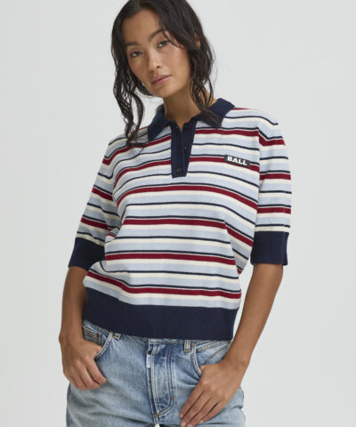 Alternative view of Ball – Bamarietta Knit SL Polo – Celestial Blue
