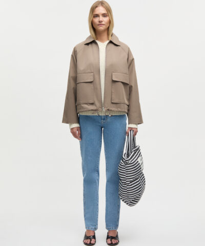 Alternative view of Mads Nørgaard – Cotton Pol Delish Jacket - Walnut