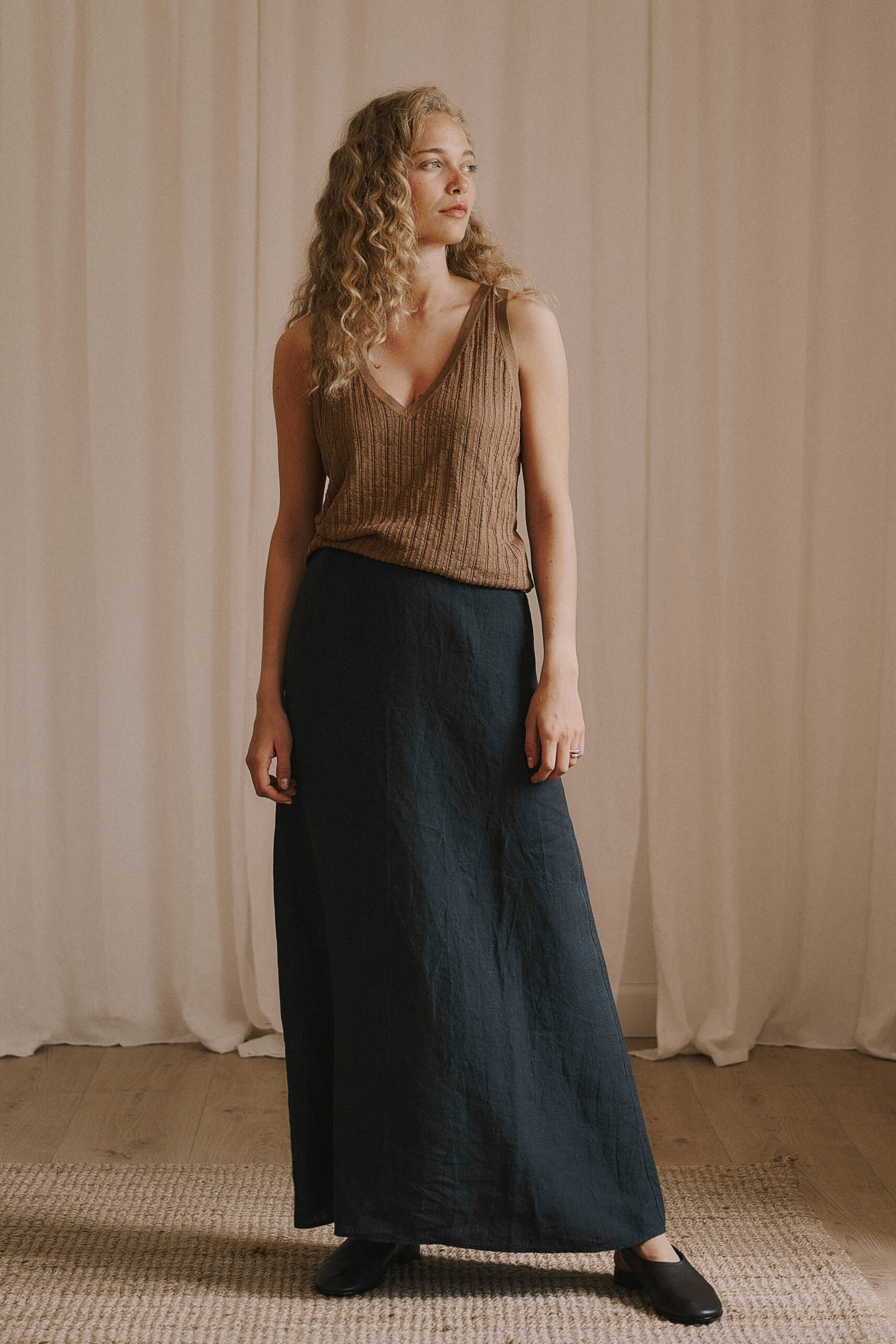 Anne|Mi - Amelia Knit Top – Hazelnut - Billede 3