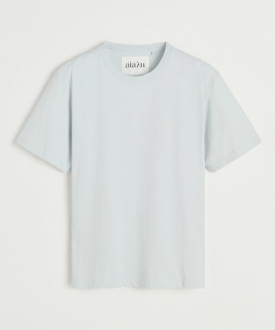 Alternative view of Aiayu - Classic Circular Tee I – Mint Blue