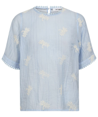 Alternative view of Co'Couture - AmeliaCC Emb Blouse – Pale Blue