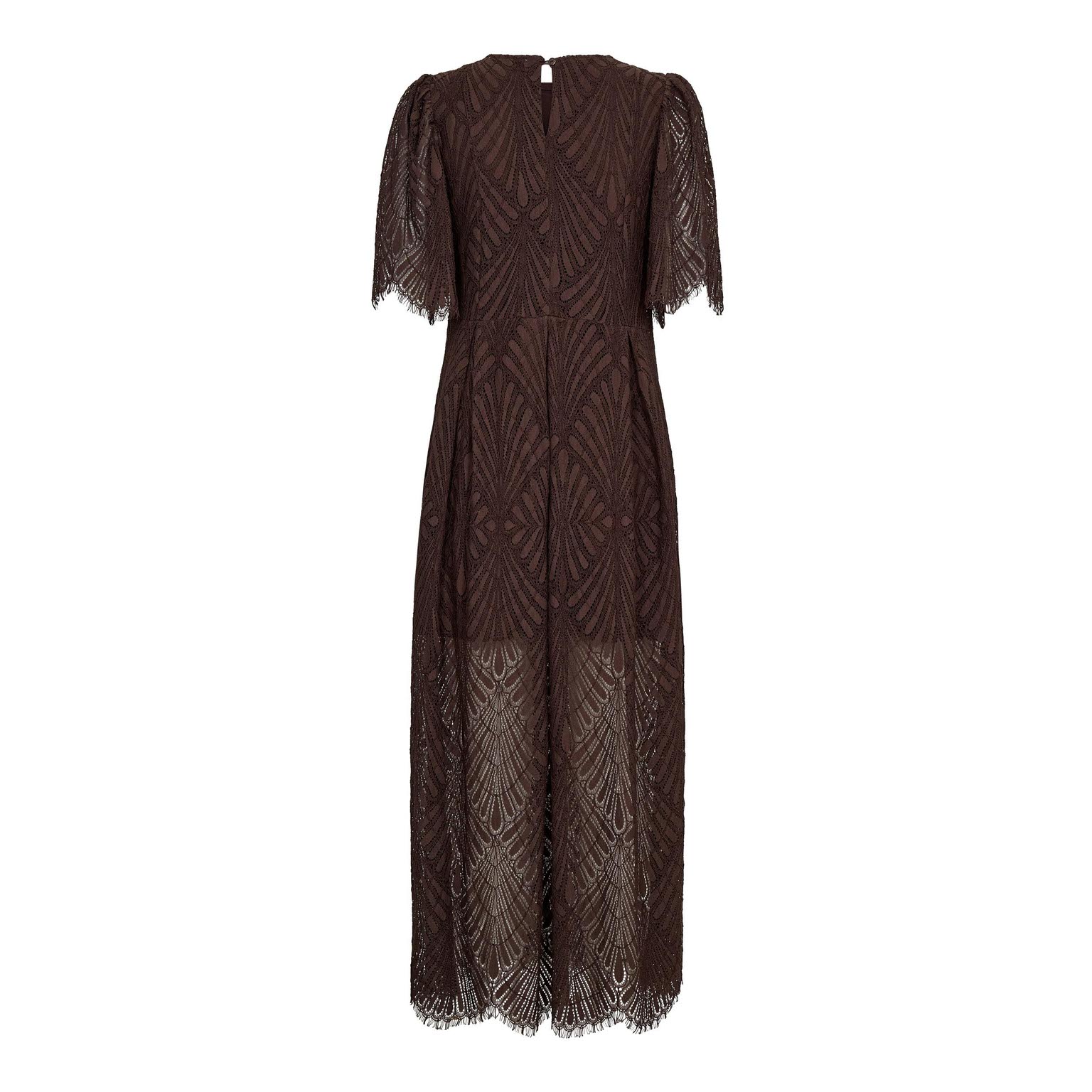 Co'Couture - LetiCC Lace Maxi Dress – Dark Brown - Billede 3