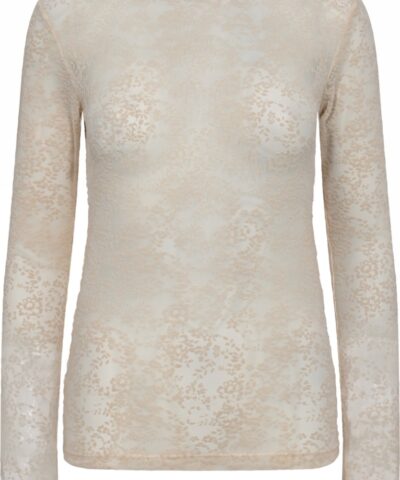 Alternative view of Hype the Detail – Lace Blouse - Powder