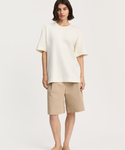 Alternative view of Aiayu - Lui Circular Tee – Pure Ecru