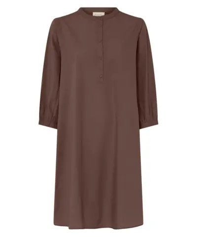 Alternative view of Frau - Madrid Kort Kjole – Coffee Quartz