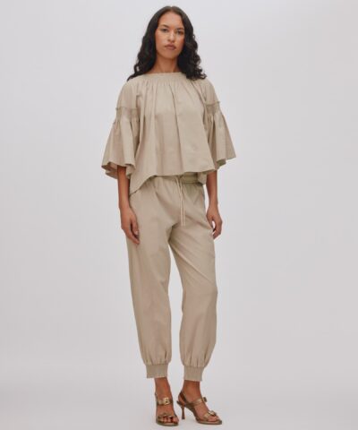 Alternative view of Rabens Saloner - Papery Angle Seam Pants – Sand