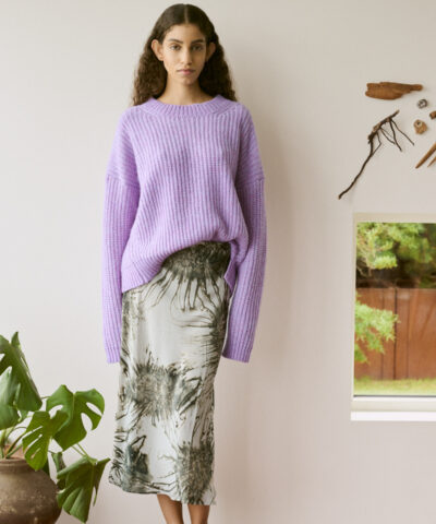 Alternative view of Rabens Saloner - Sea Urchin Crop Bias Skirt – Elmi