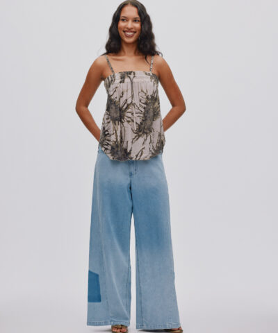 Alternative view of Rabens Saloner - Sea Urchin Top - Paris Grey