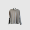 Layered Jersey Boxy T‑shirt fra Rabens Saloner i farven Rock. Blød, sandfarvet jersey‑top i lyocell og bomuld med moderne boxy pasform. Perfekt til hverdagsbrug og lag‑på‑lag.