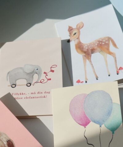 Alternative view of All By Voss - Lille Foldet Kort – “Elefantastisk”