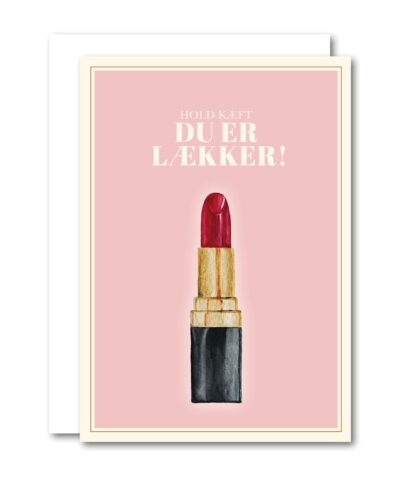 Alternative view of All By Voss - Lille Foldet Kort – “Lipstick”