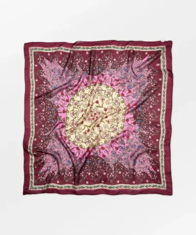 Alternative view of Becksöndergaard – Gardenparty Taby Sia Scarf – Vivacious Pink