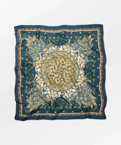 Alternative view of Becksöndergaard – Gardenparty Taby Sia Scarf – Mediteal Green