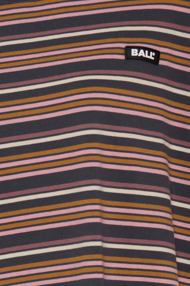 BALL – Baelmo SS Squared Tee – Foxglove Pink - Billede 3