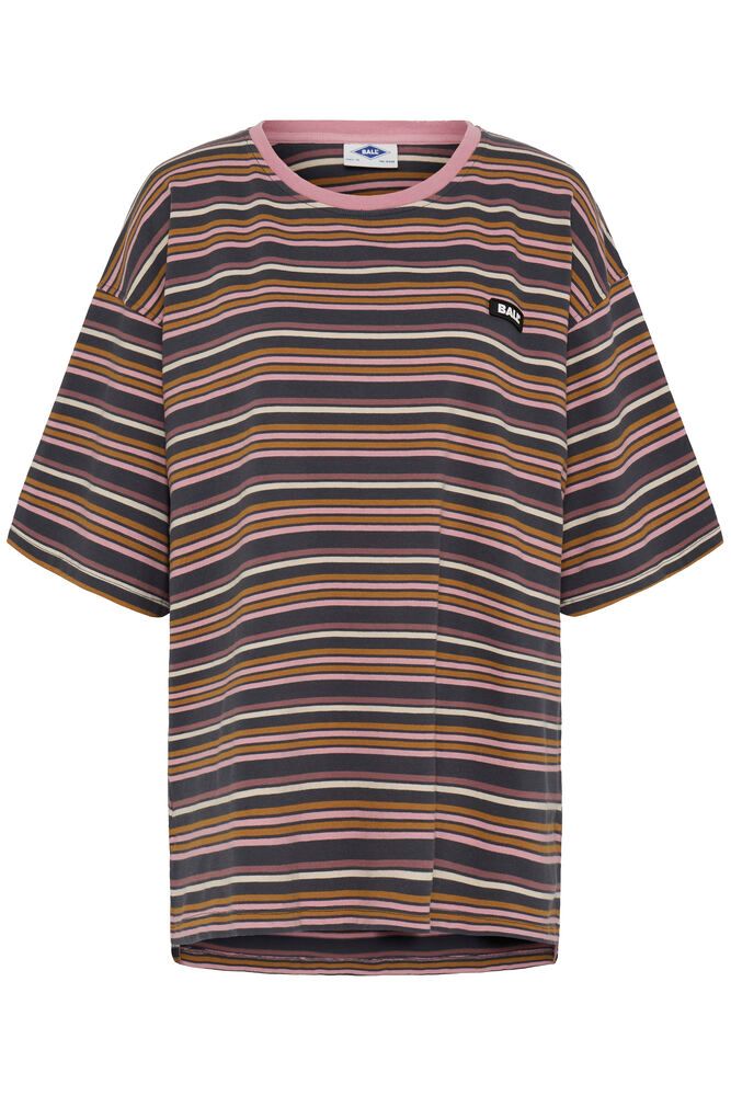 BALL – Baelmo SS Squared Tee – Foxglove Pink - Billede 2