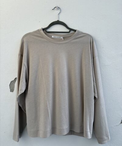 Alternative view of Rabens Saloner – Layered Jersey Boxy T‑shirt Jeva - Rock