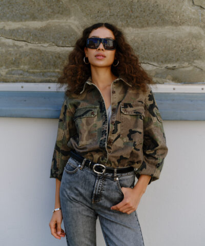 Alternative view of IVY – Karmey Festival Jacket – Wash Camouflage