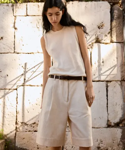 Alternative view of Aiayu – Esha Top - Pure Ecru