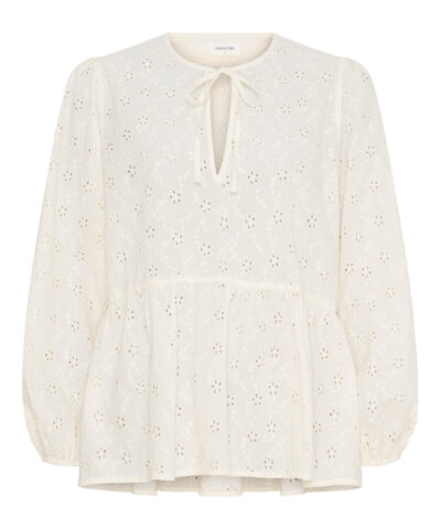 Alternative view of Anne-Mi - Melody LS Blouse – White Sand