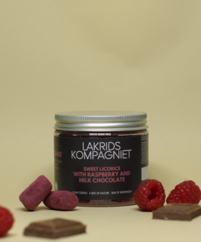 Alternative view of Lakrids Kompagniet - HONDANS – Hindbær Lakrids 130g