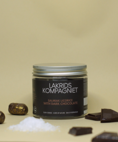 Alternative view of Lakrids Kompagniet - KJÆVSJIJD – Salmiak Mørk Chokolade 130g